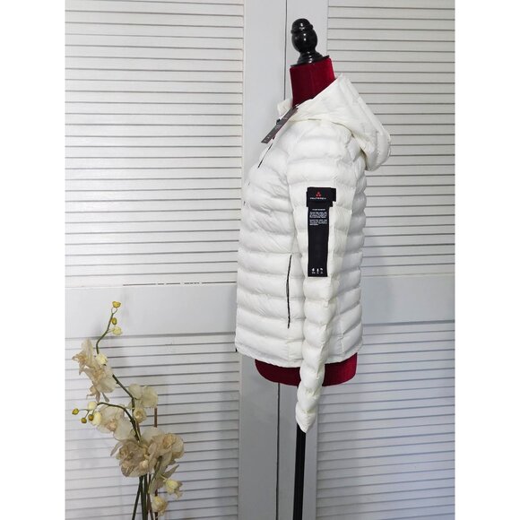 NWT Peuterey Women's Bianco Polyester Quilted Down Jacket Size 40 S 1937 - Picture 4 of 15